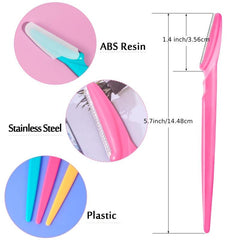 12 Pcs Eyebrow Razor Exfoliating Dermaplaning Tool For Women Face Facial Razors