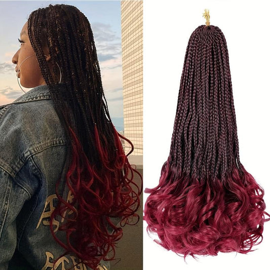 Goddess Box Braids Synthetic Crochet Hair Extensions