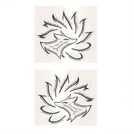 Professional Eyeliner Stencil & Eyeshadow Stencil Set