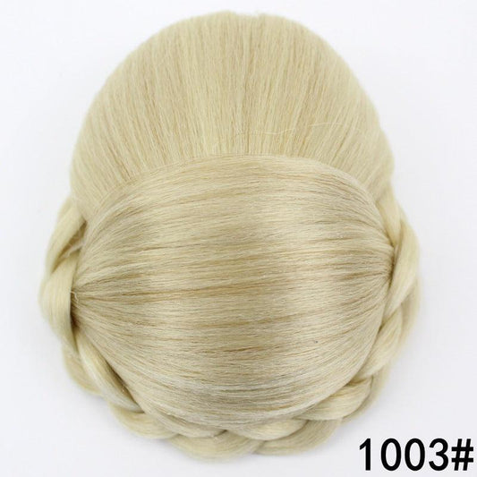 Synthetic Braiding Hair Bun for Women and Girls