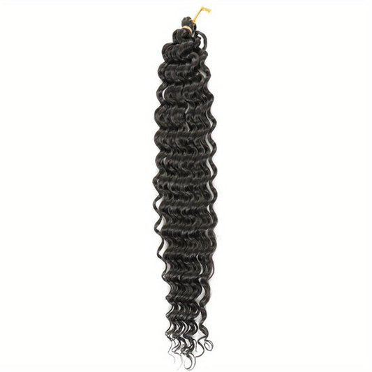 8 Cm Deep Wave Crochet Hair Extensions Ocean Wavy Braiding Hair