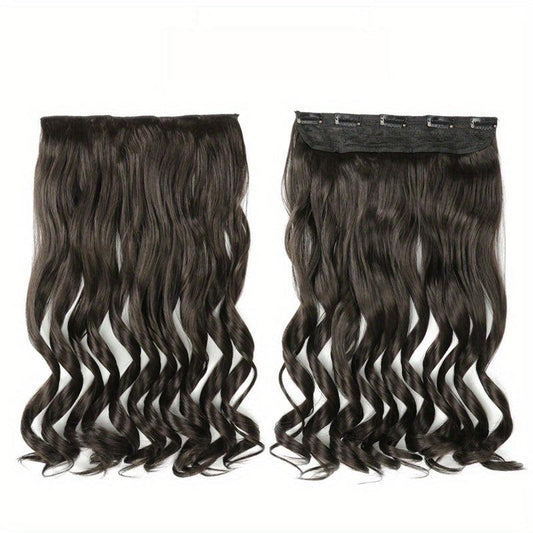 Long Curly Wave Clip-In Synthetic Hair Extensions for Women