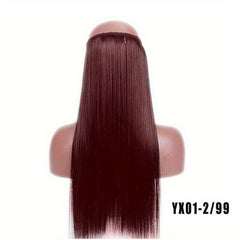 55 88 Cm No Clips Curly Hair Extension Fish Wire Natural Look Hairpiece