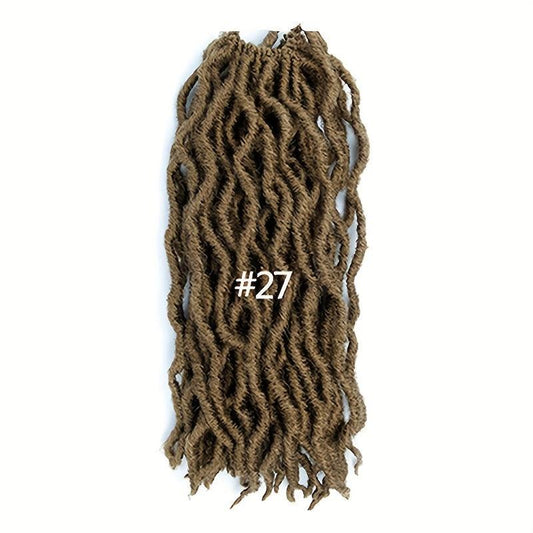 Short Dreadlock Wig Braided Wigs For Women 35 56 Cm 1B 1B 27
