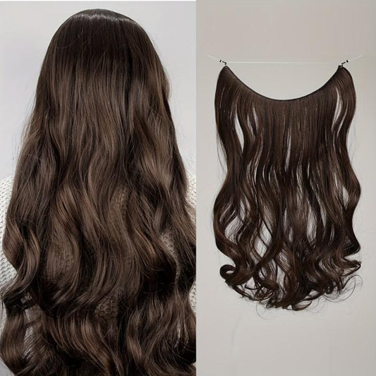 Long Wavy Synthetic Hair Extensions for Daily Use
