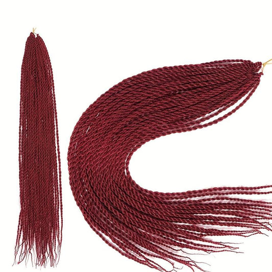 Rainbow Ombre Senegalese Twist Crochet Braids 30 Strands 60 96 Cm
