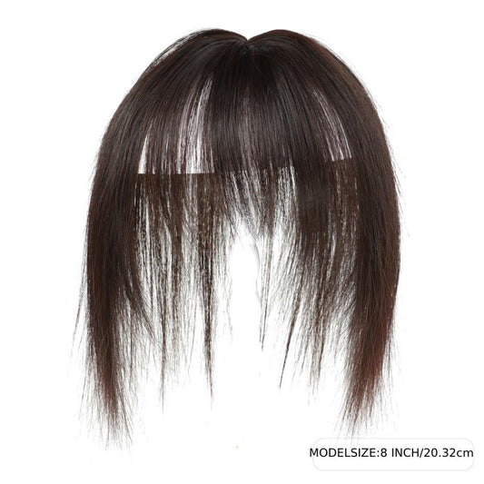 Synthetic Clip In Hair Topper with Hair Bangs for Daily Use