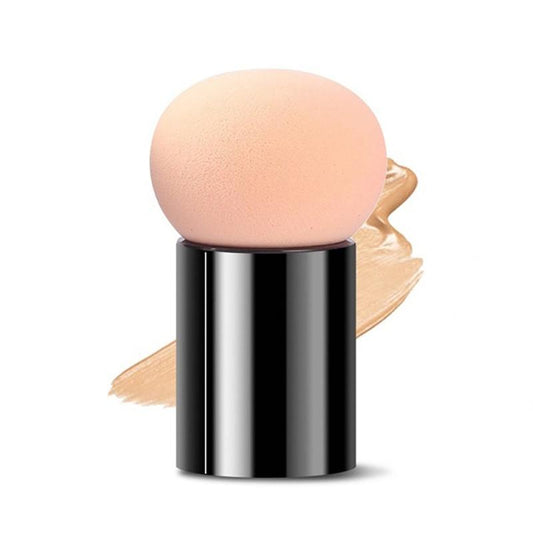 Mushroom Head Shape Puff Sponge w/ Handle for Liquid Creams Powder