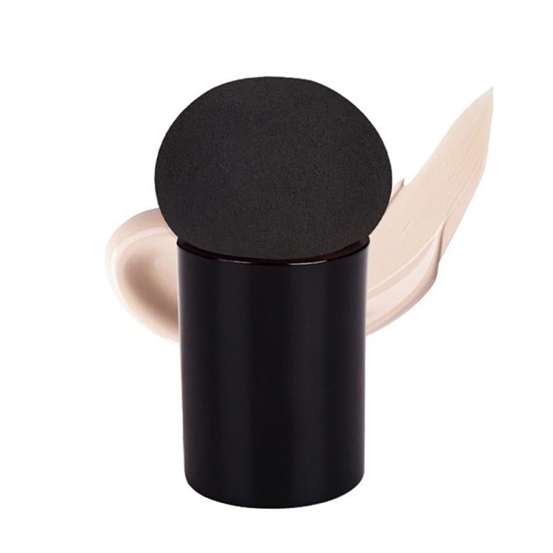 Mushroom Head Shape Puff Sponge w/ Handle for Liquid Creams Powder