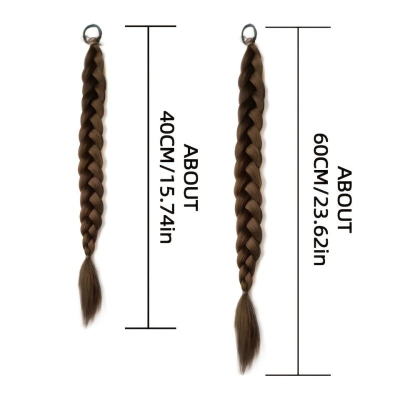 Long Braid Ponytail Extension Synthetic Heat Resistant Hair Extension