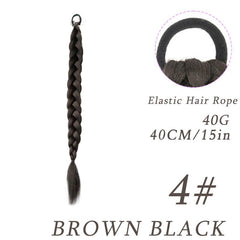 Long Braid Ponytail Extension Synthetic Heat Resistant Hair Extension