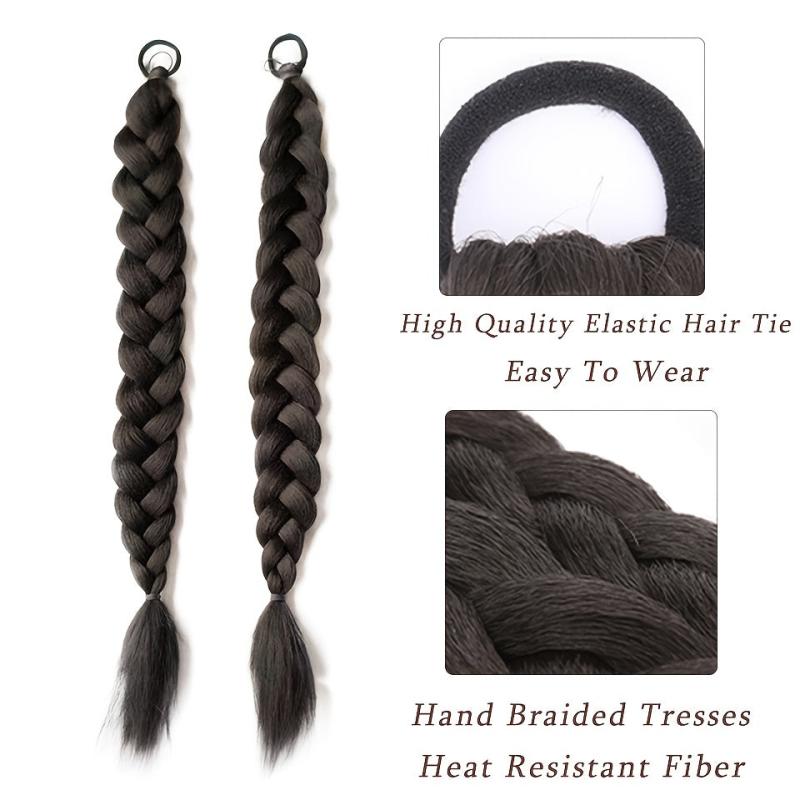 Long Braid Ponytail Extension Synthetic Heat Resistant Hair Extension