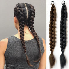 Long Braid Ponytail Extension Synthetic Heat Resistant Hair Extension