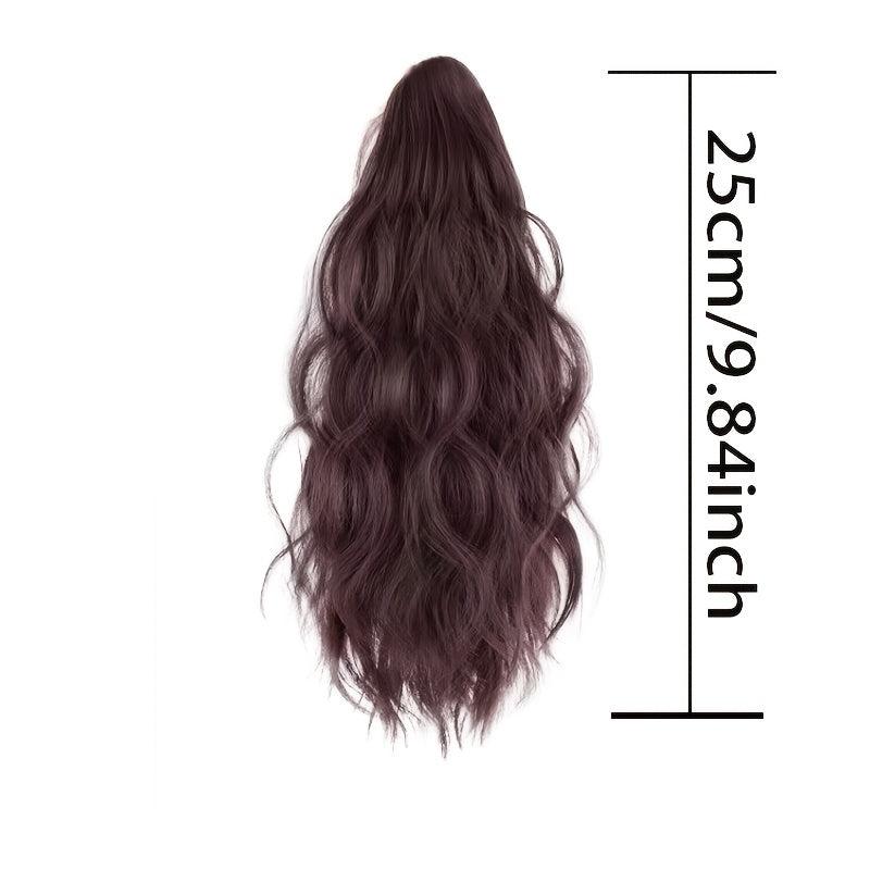 Claw Ponytail Wavy Ponytail Extensions Synthetic Clip In Hair Extensions
