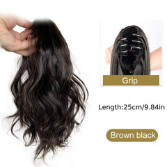 Claw Ponytail Wavy Ponytail Extensions Synthetic Clip In Hair Extensions
