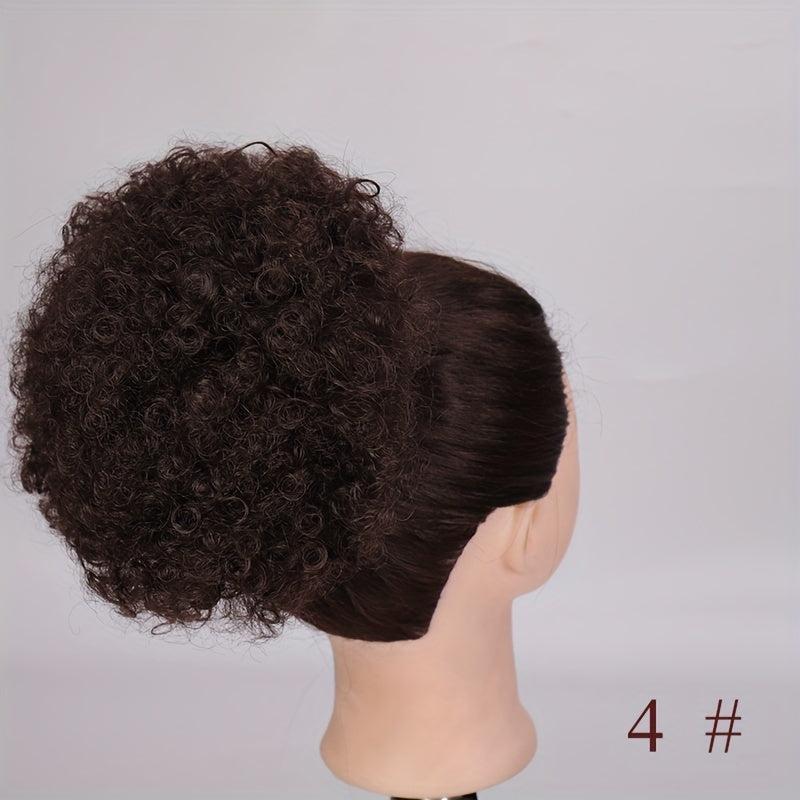 Curly Afro Puff Drawstring Ponytail for Women