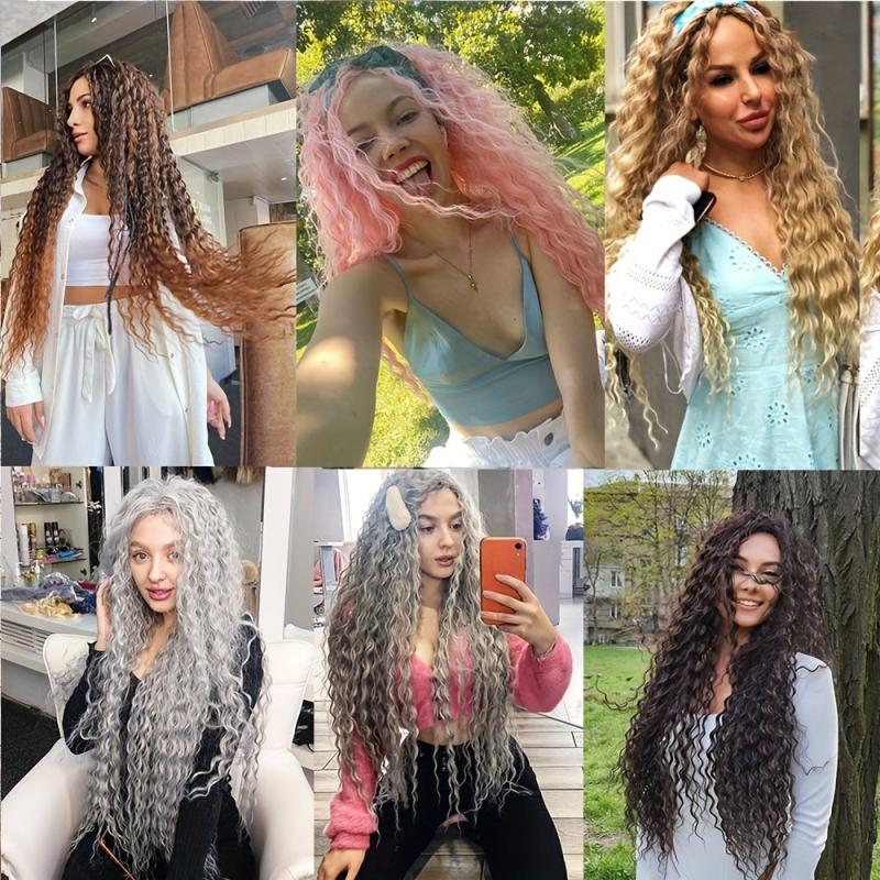 76 2 Cm Afro Curls Deep Wave Braiding Hair Extensions