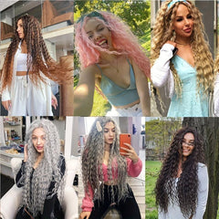 76 2 Cm Afro Curls Deep Wave Braiding Hair Extensions
