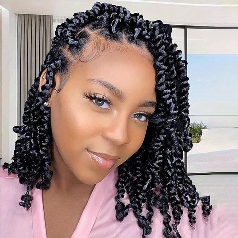 8 Packs Passion Twist Hair Extensions Pre-twisted Crochet Braids Hair For Women