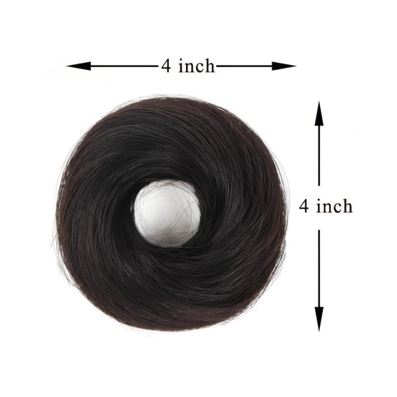 Scrunchie Wig Headpiece Clips for Natural Ponytail Cap