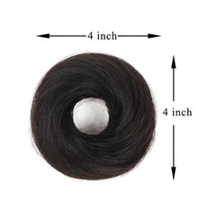 Scrunchie Wig Headpiece Clips for Natural Ponytail Cap