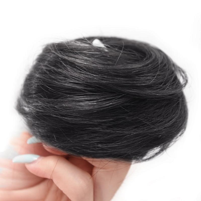 Scrunchie Wig Headpiece Clips for Natural Ponytail Cap