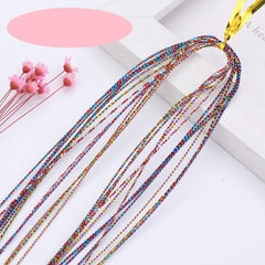 Colorful Braided Hair Rope DIY Ponytail Hair Ribbons Braids Hair Rope