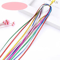 Colorful Braided Hair Rope DIY Ponytail Hair Ribbons Braids Hair Rope