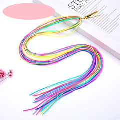 Colorful Braided Hair Rope DIY Ponytail Hair Ribbons Braids Hair Rope