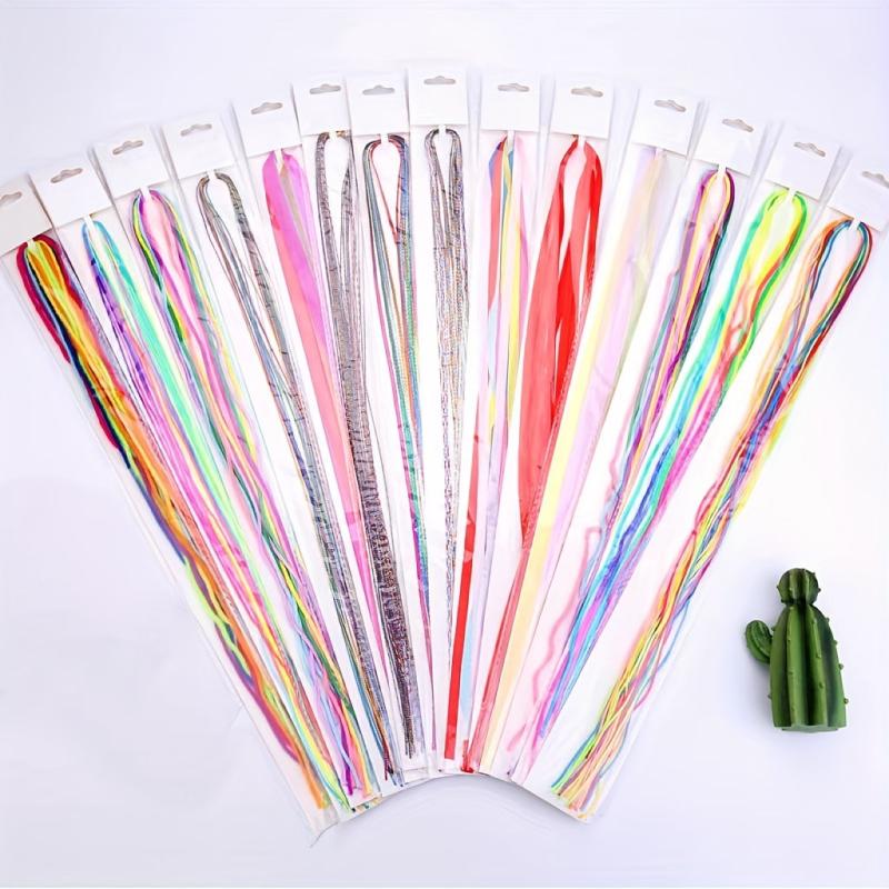 Colorful Braided Hair Rope DIY Ponytail Hair Ribbons Braids Hair Rope
