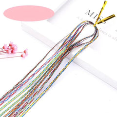 Colorful Braided Hair Rope DIY Ponytail Hair Ribbons Braids Hair Rope