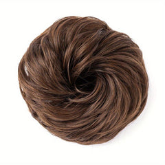 Messy Bun Hair Piece for Women Synthetic Wavy Chignon Ponytail