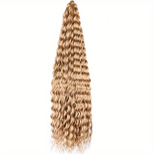 Long Curly Deep Wave Crochet Hair Extensions for Daily Use