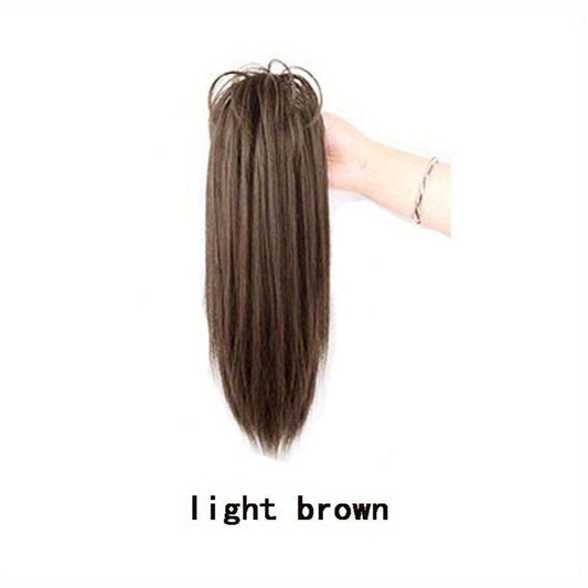 Long Straight Claw Ponytail 35 Wig Braid Waterfall Ponytail
