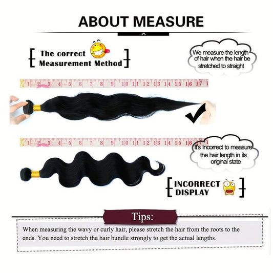 Body Wave Hairpiece Synthetic Extensions 55-88cm