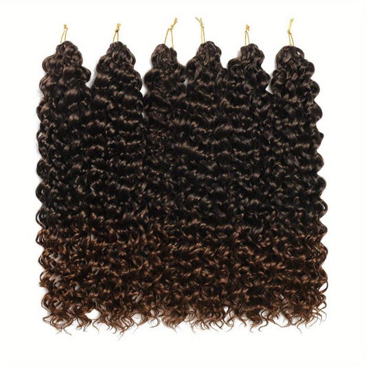 55 88 Cm Curl Crochet Hair Synthetic Deep Wave Twist Crochet Braids Hair