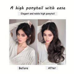 Long Curly Wavy Ponytail Extensions