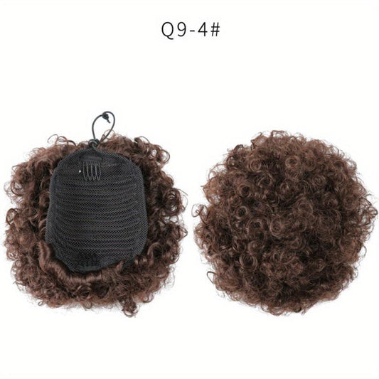 Afro Curly Drawstring Ponytail Extensions