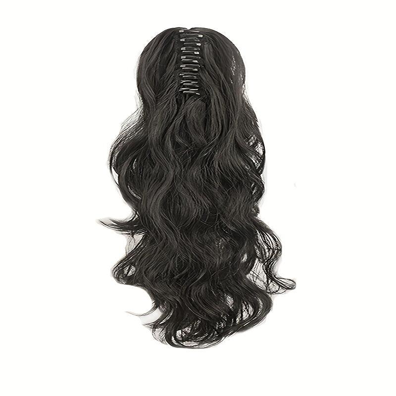 Body Wave Claw Clip In Ponytail Real Human Hair For Women Natural Pony Tail