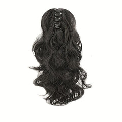 Body Wave Claw Clip In Ponytail Real Human Hair For Women Natural Pony Tail
