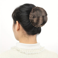 Synthetic Braiding Hair Chignon Bun Donut Scrunchie Hair Extensions