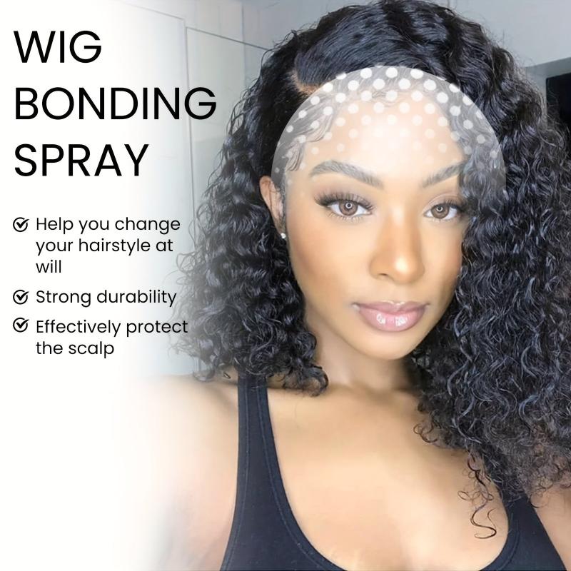 2 Pcs Wig Adhesive Spray Hair Curtain Hairline Easy Dry Skin Safe Spray