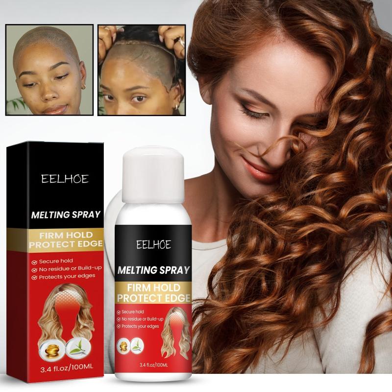 2 Pcs Wig Adhesive Spray Hair Curtain Hairline Easy Dry Skin Safe Spray
