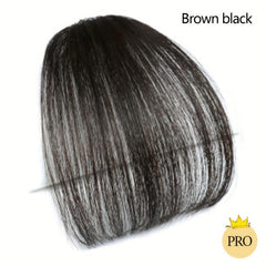 Air Bangs Human Hair Clip In Hair Extensions for Daily Use