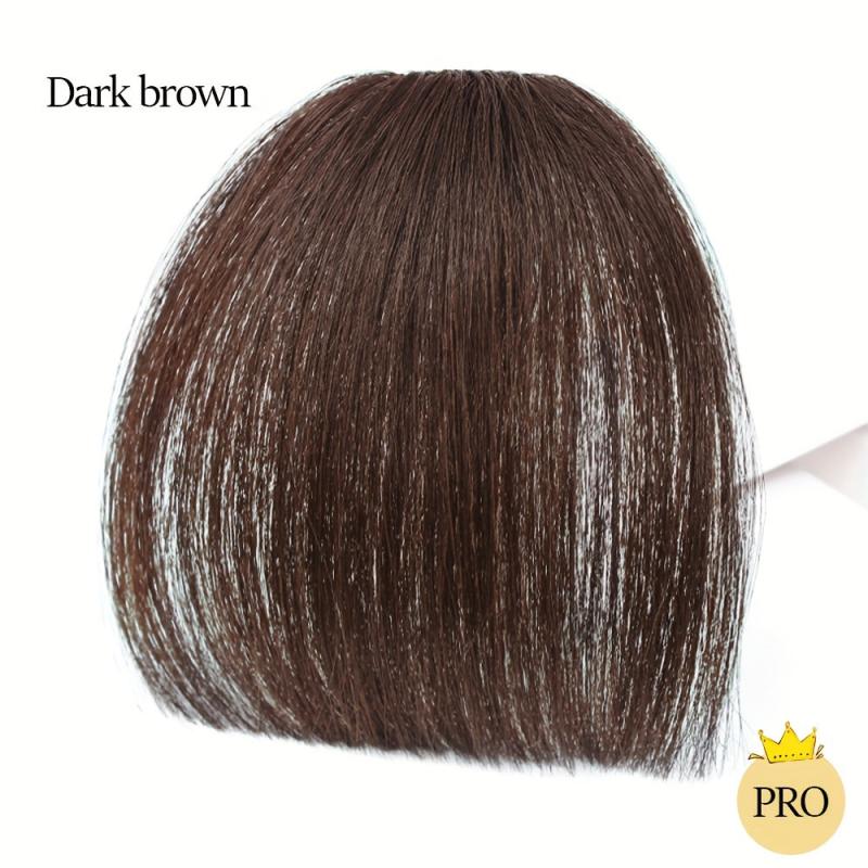 Air Bangs Human Hair Clip In Hair Extensions for Daily Use