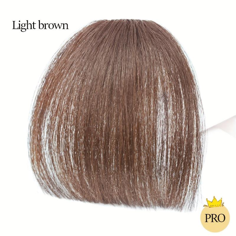 Air Bangs Human Hair Clip In Hair Extensions for Daily Use