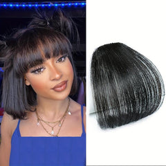 Air Bangs Human Hair Clip In Hair Extensions for Daily Use