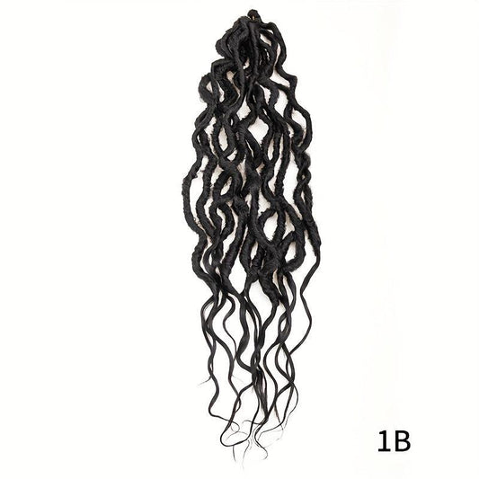 Faux Locs Crochet Braid Hair 24 Inches Ombre Braiding Hair Afro Dreadlock