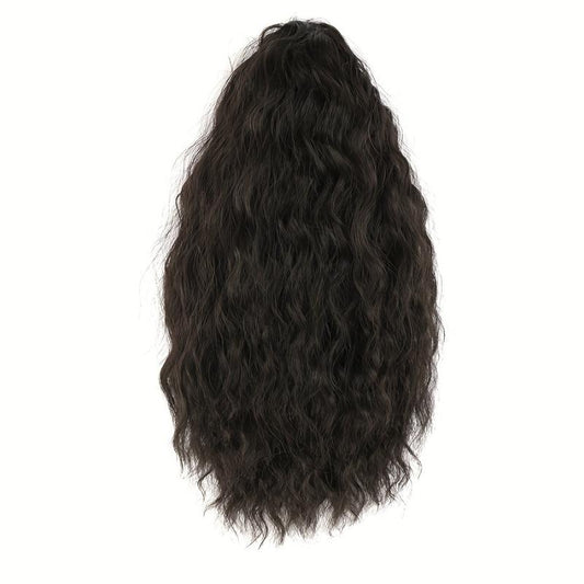 Medium Long Curly Wavy Ponytail Extensions