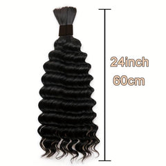 Brazilian Virgin Human Hair Bulk For Micro Braids Wet And Wavy